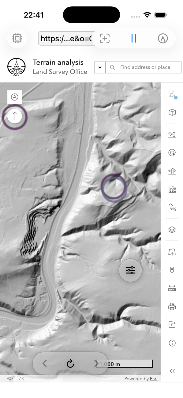 Erkennungen auf einer LiDAR-Karte auf dem iPhone